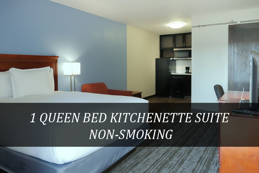 1 QUEEN BED KITCHENETTE SUITE NON-SMOKING